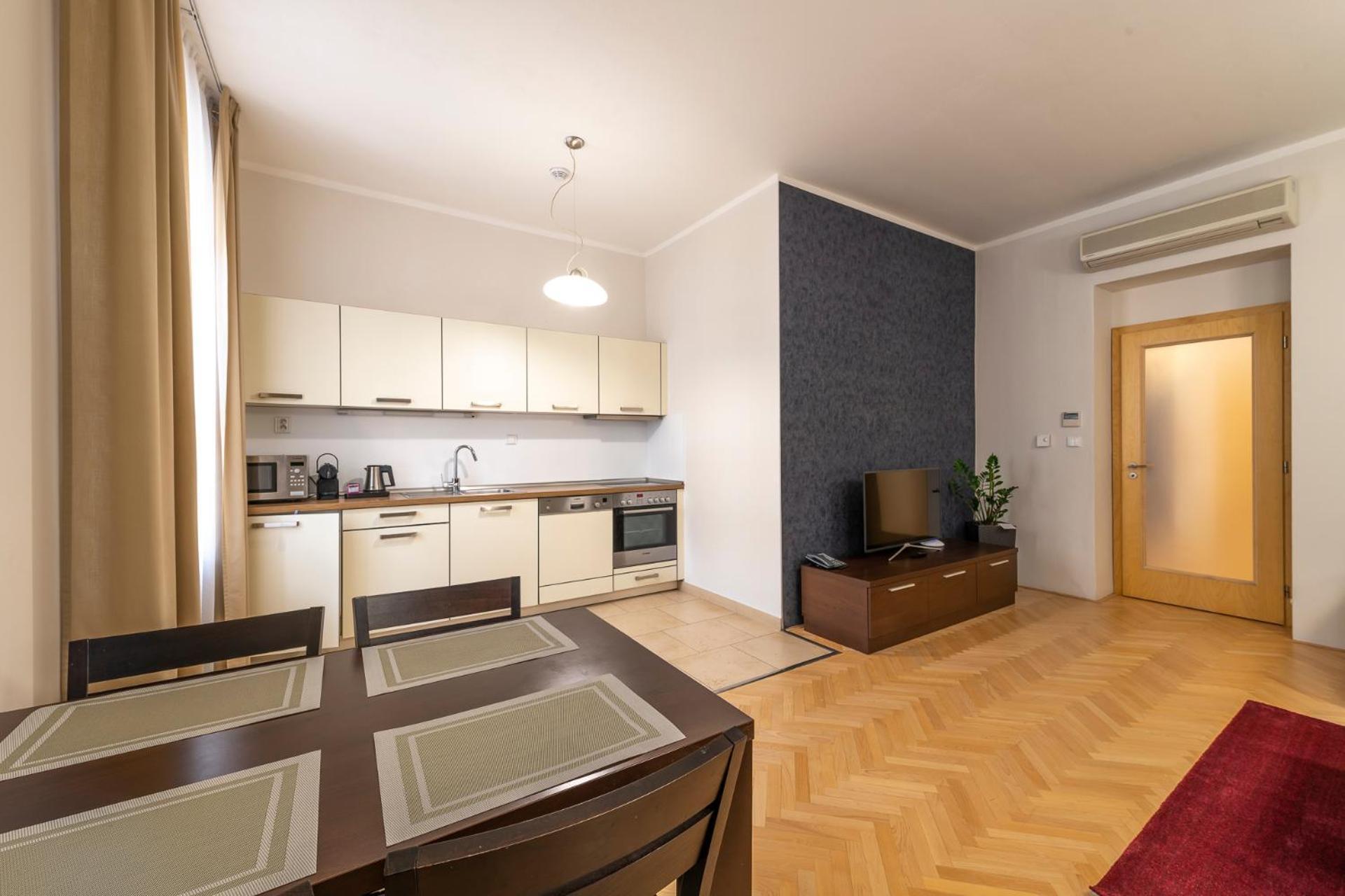 Rezidence Ostrovni Lejlighedshotel Prag Værelse billede